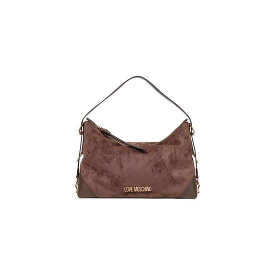 Love Moschino Braune Polyester-Handtasche - Image 1