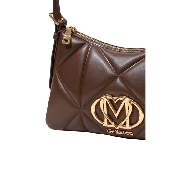 Love Moschino Braune Polyethylen-Handtasche - Image 4