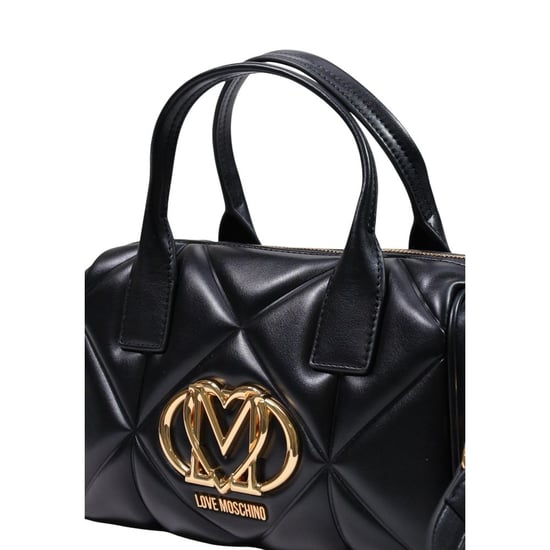 Love Moschino Schwarze Polyethylen-Handtasche - Image 4