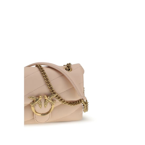 PINKO Mehrfarbige Kalbsleder Bos Taurus Schultertasche - Image 4