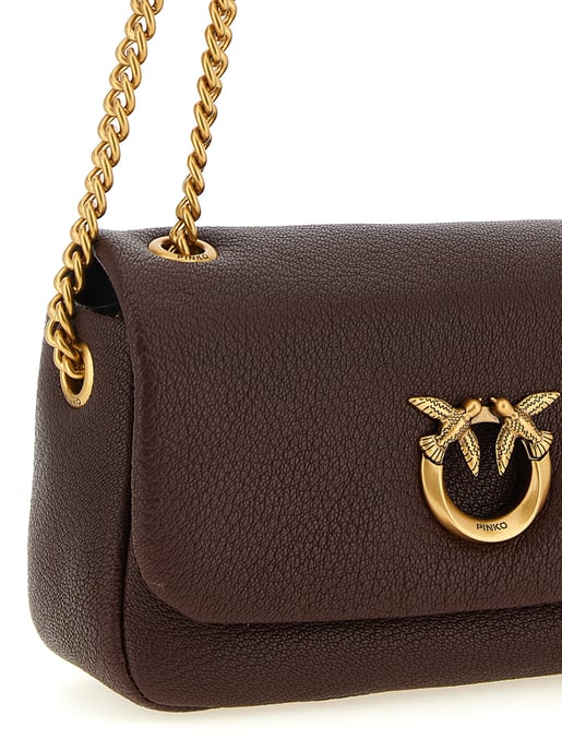 PINKO Braune Lammleder Schultertasche - Image 3