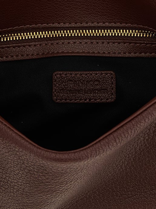 PINKO Braune Lammleder Schultertasche - Image 4