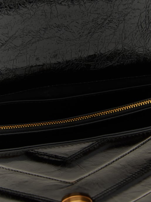 PINKO Schultertasche aus schwarzem Kalbsleder - Image 4