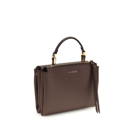 Coccinelle Braune Kalbleder Bos Taurus Handtasche - Image 3