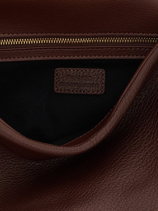 PINKO Braune Lammleder Schultertasche - Image 4