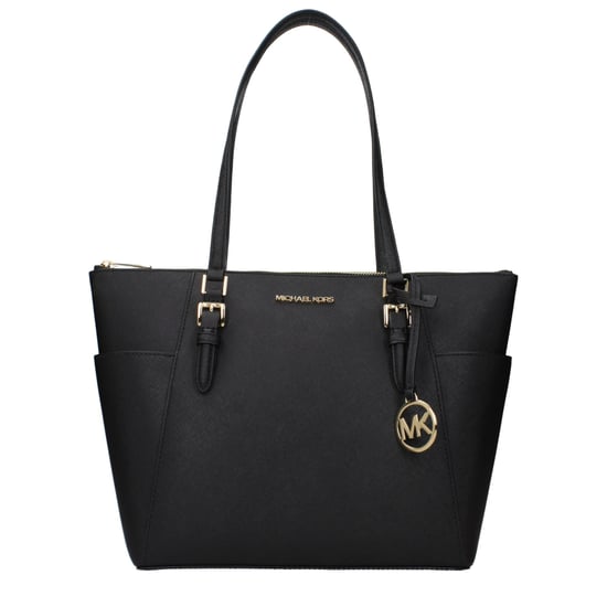Michael Kors Schwarze Leder Schultertasche - Image 1
