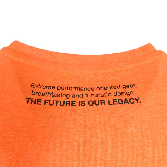 Kurzes Ärmel T-Shirt in Orange - Image 3
