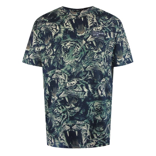 Kurzarm-T-Shirt in Marineblau - Image 2