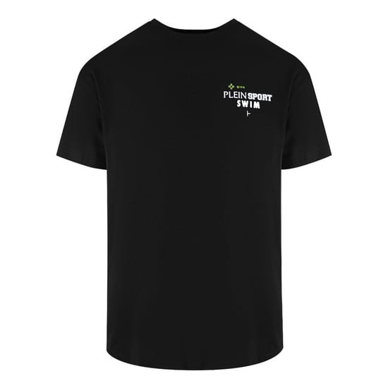 Schwimm T-Shirt mit kurzem Arm in Marineblau - Image 1