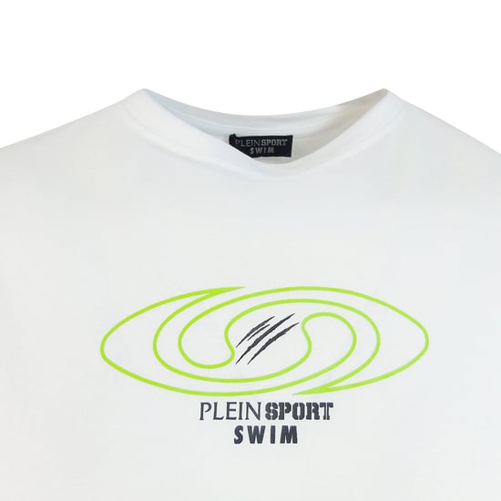 Kurzarm-T-Shirt in Weiß - Image 4