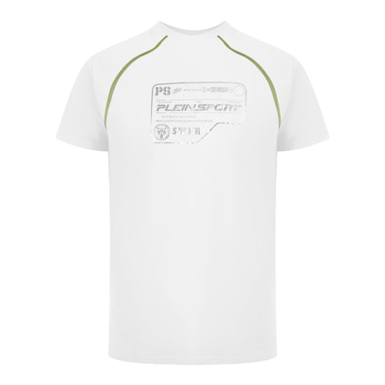 Performance Kurzarm-Logo-T-Shirt in Weiß - Image 1