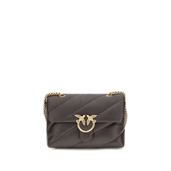 PINKO Schultertasche aus braunem Kalbsleder Bos Taurus - Image 1