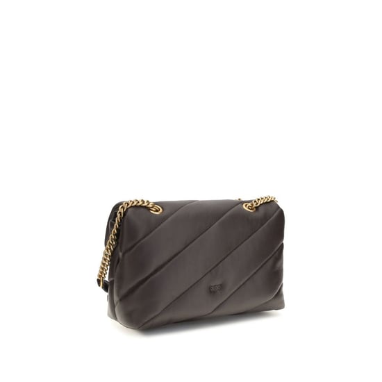 PINKO Schultertasche aus braunem Kalbsleder Bos Taurus - Image 3
