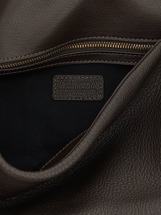 PINKO Braune Lammleder Schultertasche - Image 4
