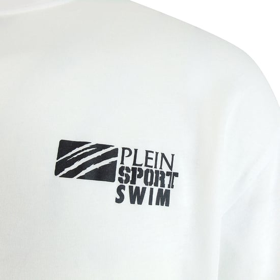 Klassisches Kurzarm-Logo-T-Shirt in Weiß - Image 2