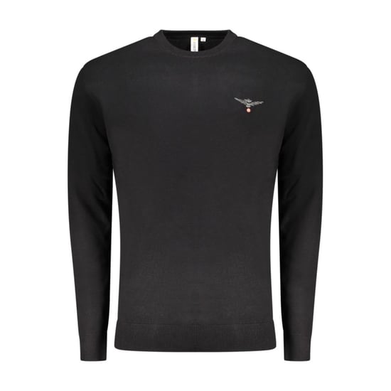 Accademia Militare Schwarz Baumwollpullover für Herren - Image 1