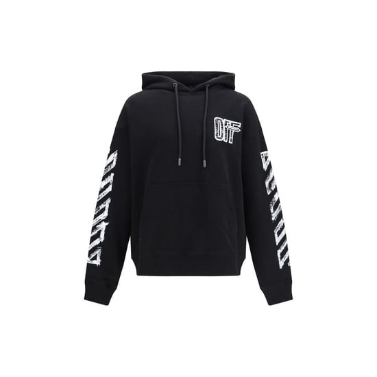Off-White Schwarzes Baumwoll-Sweatshirt - Image 1