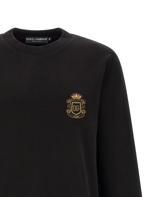 Dolce & Gabbana Schwarzes Baumwoll-Sweatshirt - Image 3