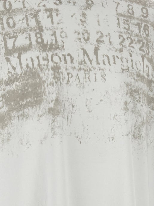 Maison Margiela Graues Baumwoll-T-Shirt - Image 4