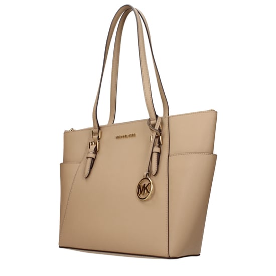 Michael Kors Beiger Leder-Schultertasche - Image 2