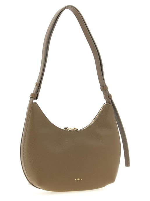 Furla Beige Kalbsleder Schultertasche - Image 2
