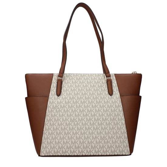 Michael Kors Beiger Leder-Schultertasche - Image 3