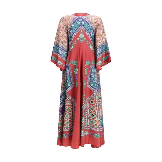 La Double J Multicolor Seidensommerkleid - Image 2