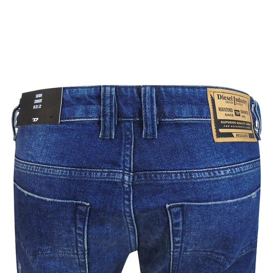 Diesel Safado-x Dunkelblaue Jeans - Image 6