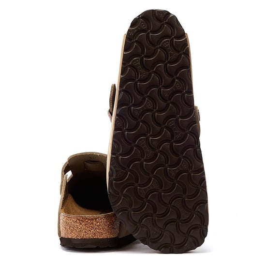Birkenstock Boston Wachsleder Schmal Tabacco Braun Clogs - Image 4