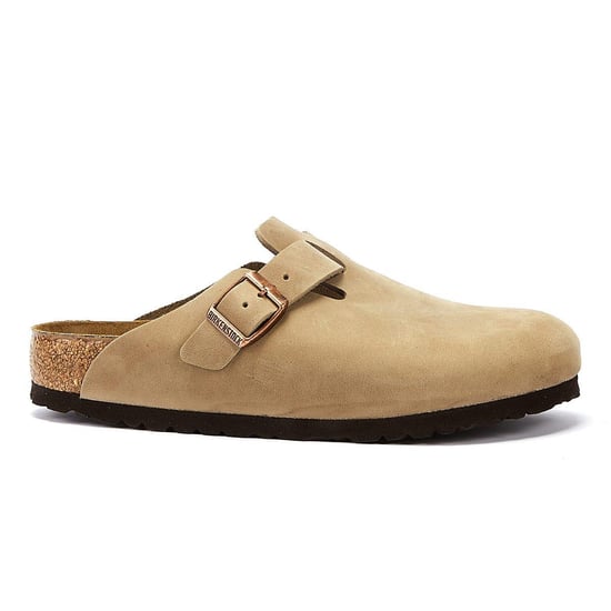 Birkenstock Boston Wachsleder Schmal Tabacco Braun Clogs - Image 5