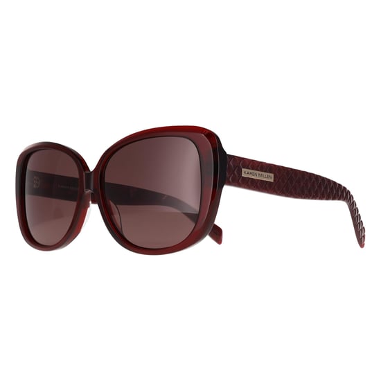 Karen Millen KM5060 249 Sonnenbrille in Braun mit Farbverlauf - Image 3