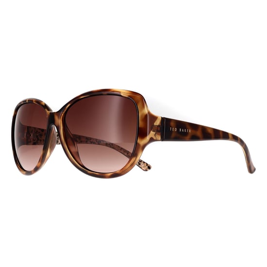 Ted Baker TB1394 Shay 149 Sonnenbrille in Schildpattbraun mit Farbverlauf - Image 3