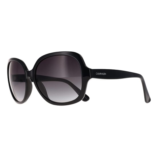 Calvin Klein CK19538SN 001 Sonnenbrille mit Farbverlauf in Schwarz und Grau - Image 3