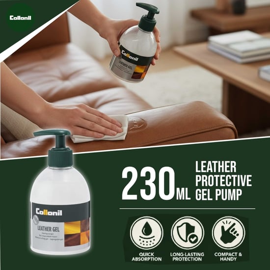 Collonil Ledergel 230 ml – Wasserfeste, schmutzabweisende und farbauffrischende Lederpflege - Image 5