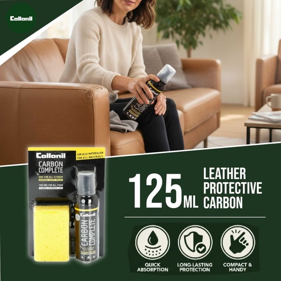 Collonil Carbon Complete 125ml Leder- und Wildlederreiniger-Pflegeschaum - Image 6