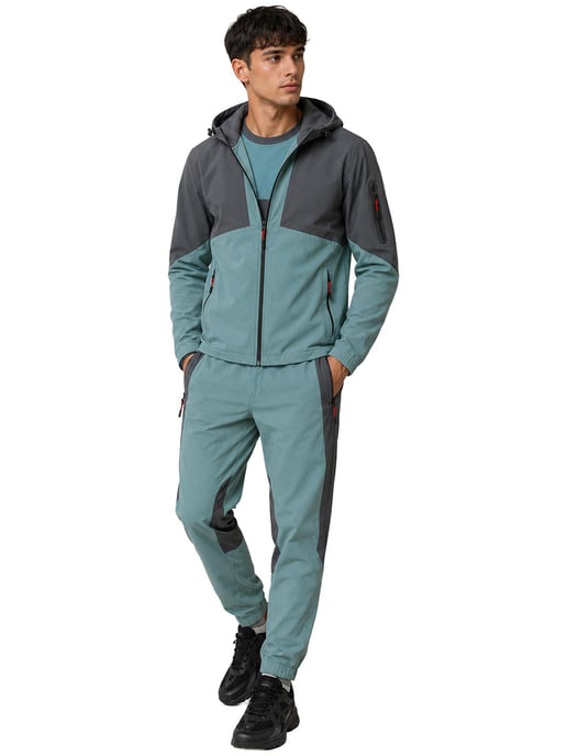 Kruze | Herren Woven 3-teiliger Satz - Jacke/T-Shirt/Hosen - Image 3