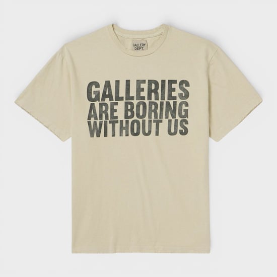 Gallery Dept. Langweiliges Logo T-Shirt Archiviert Weiß - Image 1