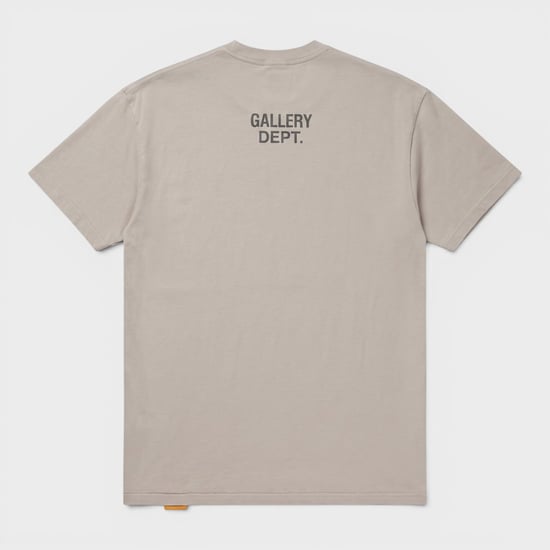Gallery Dept. Langweiliges Logo T-Shirt Archiviert Weiß - Image 2