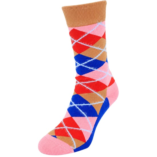 Happy Socks 1-Pack Pinkes Argyle-Muster - Image 1