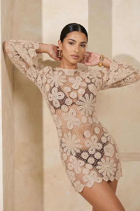 Kurzes, flaches A-Linien-Strandkleid für Damen - Image 3