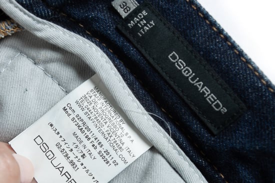 Dsquared2 blaue Patchwork-Bikerjeans. - Kopie - Image 5