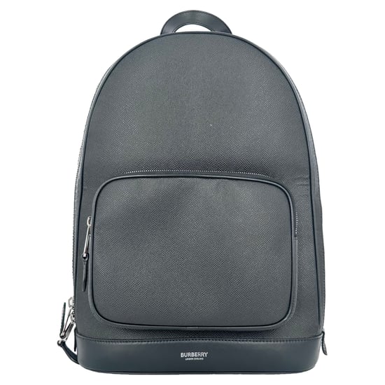 Burberry Rocco Rucksack aus schwarzem genarbtem Leder - Image 2