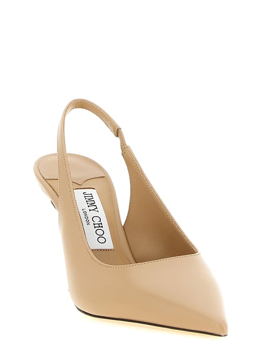 Jimmy Choo Beige Leder High Heel Pumps - Image 2