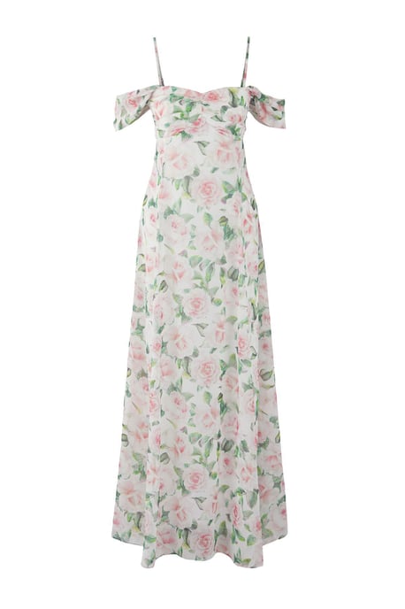 Geblümt Maxi-Kurzkleid für Damen, ideal für Abschlussfeiern, Ball und Abiball - Image 4
