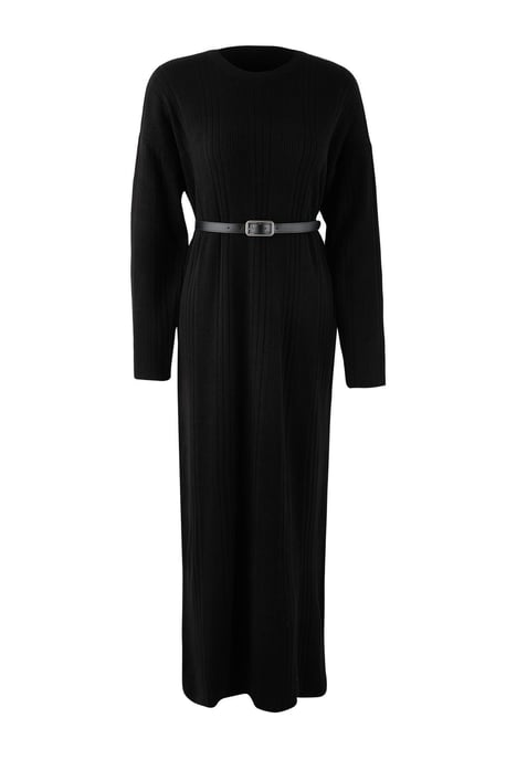 Langes, gerades Maxikleid für Damen, A-Linie, lässig/alltagstauglich, mit Hijab-Absatz - Image 4