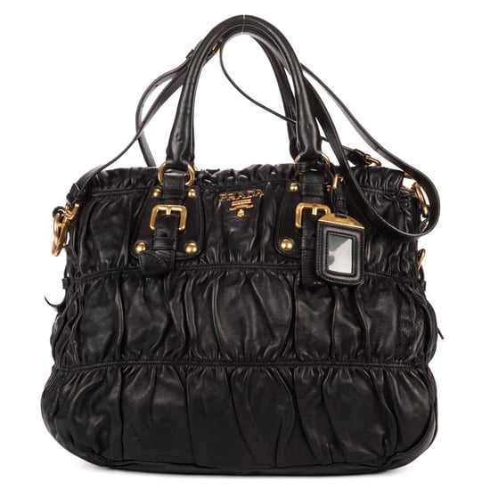 Medium Gaufre Tote Medium Schultertasche - Image 1