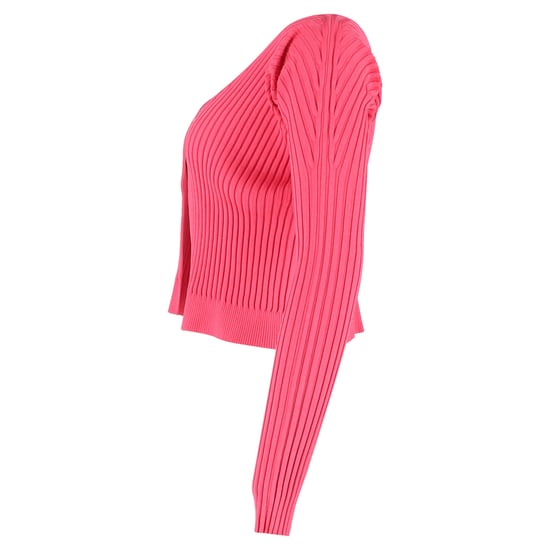 Jacquemus La Maille Pralu Cropped Cardigan aus rosa Viskose - Image 2