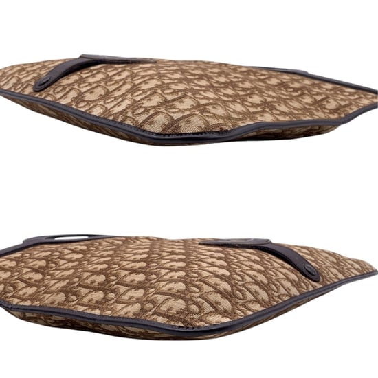 Dior Vintage Stoff-Clutch Trotter - Image 5