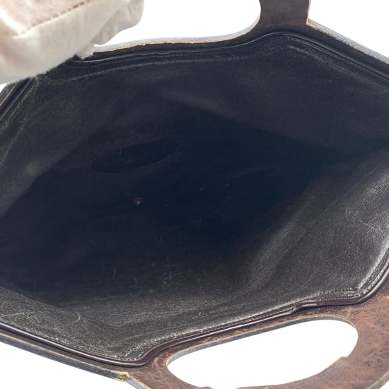 Dior Vintage Stoff-Clutch Trotter - Image 6