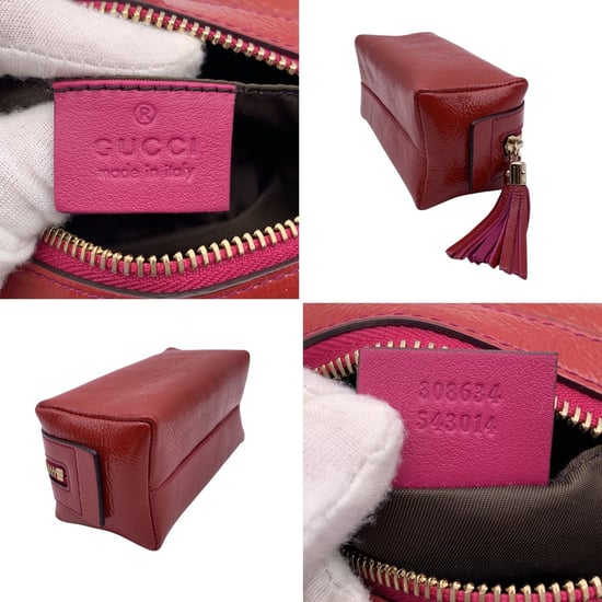 Gucci Leder-Clutch-Tasche Soho - Image 5